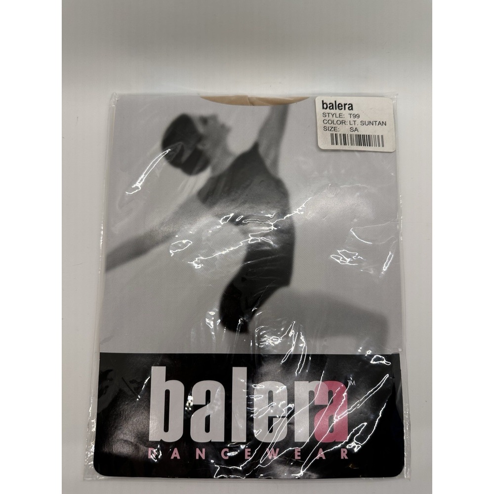 Balera Dance Wear T99 Full Footed Tights Size SA Suntan New In Package!‎